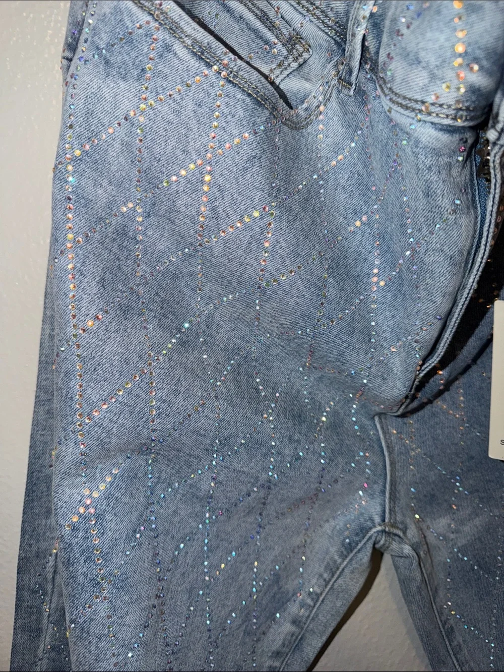 Sparkle Light Wash  Jeans